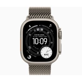 Apple MF0E4QFA Apple Watch Ultra 3 GPS + Cellular - 49 mm - Caja de titanio natural - Correa Milanese Loop de titanio natural - Grande