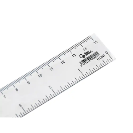 Liderpapel Regla Transparente Plástico 15 cm Medidas Exactas