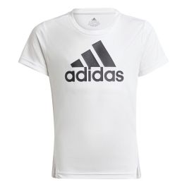 Camiseta de Manga Corta Infantil Adidas Blanco XL