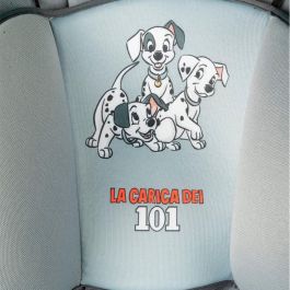Colzani CZ11032 Silla de Coche Infantil Grupo 1-2-3 (9-36 kg) Diseño 101 Dálmatas Homologada ECE R44/04 Universal Gris y Azul Perla