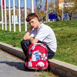 Karactermania Mochila Lilo y Stitch Run. Plus FAN K 44x34x21 cm Ripstop Roja Gran Capacidad