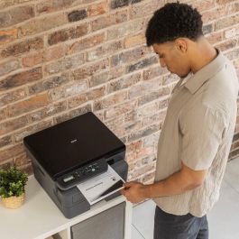 Brother Dcp-L2627Dwe - Equipo Multifunción Láser Monocromo, Impresión, Copia, Escaneado, Duplex, WiFi, USB