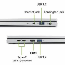 Acer NXJ3NEF004 Portátil Aspire AG14-22P-R5VY 14'' WUXGA IPS AMD Ryzen 5-7520U 16GB RAM 512GB SSD Radeon Windows 11 AZERTY