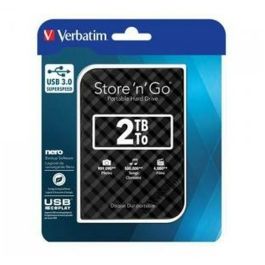 Disco Duro Externo Verbatim STORE 'N' GO GEN 2 Negro HDD 2 TB (4 Unidades)