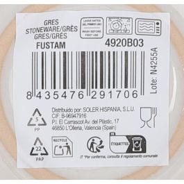 Plato Fustam 20.5 x 2 cm - Inde (24 Unidades) Plato Fustam 20.5 x 2 cm - Inde (24 Unidades)