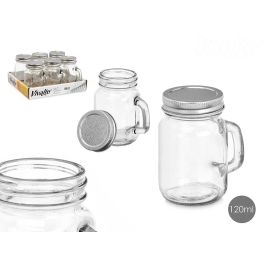 Tarro Cuad Cristal Trans Tapa Asa 120Ml Vivalto 7X8CM (48 Unidades) Precio: 38.50000022. SKU: B1HA7VFB5P