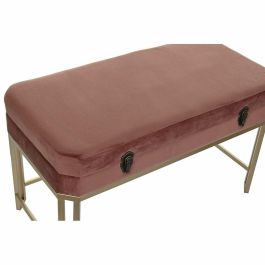 Descalzadora Glam DKD Home Decor Rosa Dorado 40 x 47 x 80 cm Set de 2 Descalzadora Glam DKD Home Decor Rosa Dorado 40 x 47 x 80 cm Set de 2