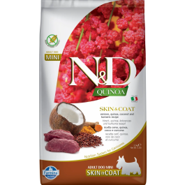 Farmina N&D Dog Quinoa Skin Coat Venado Mini 2,5 kg Farmina N&D Dog Quinoa Skin Coat Venado Mini 2,5 kg Precio: 32.11076. SKU: B16JJTZB2E