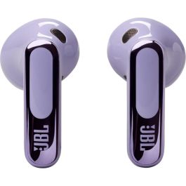 JBL JBLLIVEFLEX3PUR Auriculares True Wireless Live Flex 3 con Cancelación Ruido Adaptativa, Sonido Espacial, Estuche Carga Inteligente, 50h Batería, Púrpura