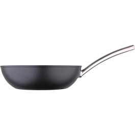 Masterpro Wok Foodies Bgmp-3558 de aluminio forjado con antiadherente Quantanium y base full induction, Ø28x7,2 cm