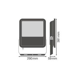 [LVE-4058075423718] Foco Proyector LED Ledvance 125W 15000Lm 6500K 100 x 100º IP65 - Blanco Frío