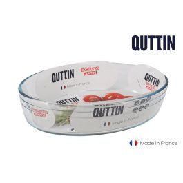 Fuente de vidrio oval Quttin 26.2 x 17.8 x 6.1 cm, 1.8L (6 Unidades) Precio: 30.50000052. SKU: B12NA9C7DC