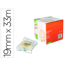 Q-connect Cinta Adhesiva Transparente 33 mt x 19 mm Encelofanada para Embalar Resistente Precio: 16.50000044. SKU: B128APC78W