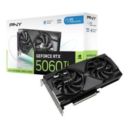 PNY PNY0751492795652 Tarjeta Gráfica GeForce RTX™ 5060 Ti, 8 GB, Doble Ventilador Overclockeado, DLSS 4 Precio: 492.79000023. SKU: B15H2K7AG4