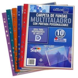 Carpeta Fundas (Tarifario) Office Box Pp Multitaladro A4 10 F. Supra Surtido 10 unidades Precio: 20.98999947. SKU: B1DH74XB7K