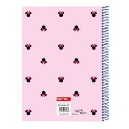 Libreta de Anillas Minnie Mouse Naive Rosa 80 Hojas