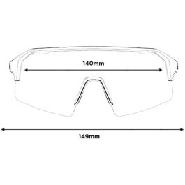 Gafas de Sol Unisex Bollé BS005002 Ø 140 mm