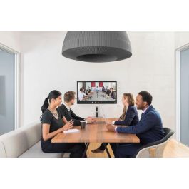 Logitech Connect: Solución Videoconferencia Portátil HD 1080p para Grupos Pequeños (1-6), Audio Profesional, Altavoz Bluetooth