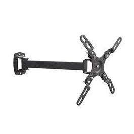 Elbe SP-1342-A Soporte de Pared Articulado para TV 13'-42', Hasta 15Kg, Giro 90°, Inclinación 10°, Compatible VESA, Negro