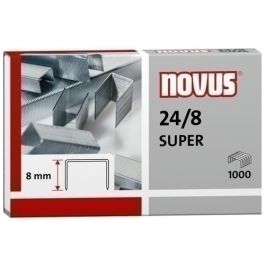 Grapas Novus 24/8 Galvanizadas Caja De 1000 Precio: 2.95000057. SKU: B1GHS87JKY