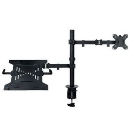 TOOQ SOPORTE MESA MONITOR/PORTÁTIL 2 BRAZOS NEGRO
