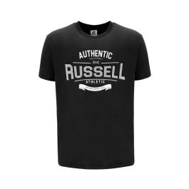 Camiseta de Manga Corta Hombre Russell Athletic A30081-IO 099 Negro (S)