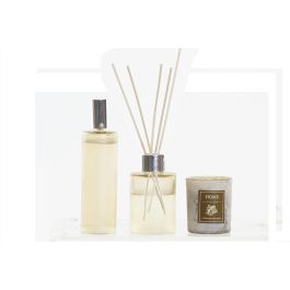 DKD Home Decor Ambientador Mikado Set 3 piezas con Varillas Perfumado Marrón 100ml Navidad Moderna Cristal Alto 14cm (2 Unidades) Precio: 13.50000025. SKU: B1CHKF5P7V