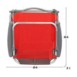 Color Baby Silla de Playa Plegable Menorca de Aluminio y Textilene con 4 Posiciones, Cojín y Bolso, 51x45x76 cm Rojo Precio: 38.78999971. SKU: S2426739