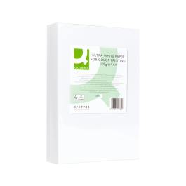 Q-connect Papel Fotocopiadora Ultra White Din A4 100 Gramos Paquete 500 Hojas