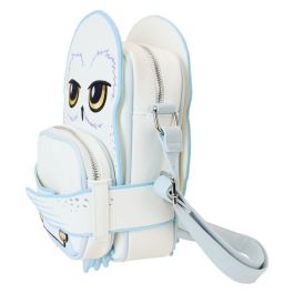 Loungefly Bolso Cruzado Harry Potter Hedwig de Piel Vegana con Monedero Desmontable 15.8x20.9x5.7cm