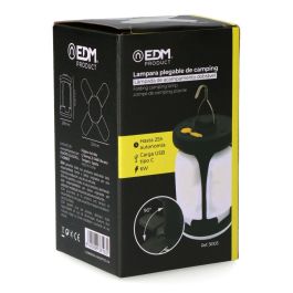 Edm Lámpara Plegable de Camping Nomad Light Recargable 6W 500 Lm Batería Portátil