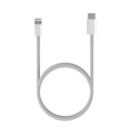 AISENS Cable USB 2.0 USB-C a LIGHTNING PD 2A, LIGHTNING/M-USB-C/M, blanco, 0.5m