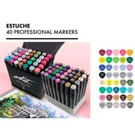 Alex Bog Rotuladores Luxury Canvas Gama Artist Doble Punta Fina-Biselada C-Surtidos Estuche De Lujo 40 Ud Precio: 12.50000059. SKU: B1D8W56S4K