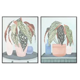 DKD Home Decor Cuadro Plantas Multicolor Lino 120 x 90 x 4 cm (2 Unidades) Precio: 150.49999965. SKU: S3038876