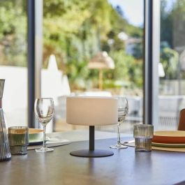 Lumisky LUM3666162004866 Lámpara de Mesa Inalámbrica ATLAS Rock 20 cm, Base de Acero Gris, LED Blanco Cálido y Blanco Lumisky LUM3666162004866 Lámpara de Mesa Inalámbrica ATLAS Rock 20 cm, Base de Acero Gris, LED Blanco Cálido y Blanco