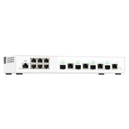 Qnap Switch Qsw - M2106 - 4C 10 Puertos Gestionado, 6 x 2.5GBase-T, 4 x 10 Gigabit SFP+/RJ-45, QoS, VLAN, LACP Qnap Switch Qsw - M2106 - 4C 10 Puertos Gestionado, 6 x 2.5GBase-T, 4 x 10 Gigabit SFP+/RJ-45, QoS, VLAN, LACP
