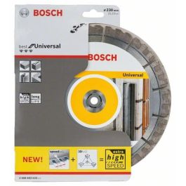 Bosch DIA-TS 230x22.23x15mm Best Universal - Disco de corte para cartón y papel, 23 cm