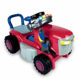 Triciclo Infantil de Plástico 2 en 1 Convertible en Tractor y Cortacésped Rojo para Niños de 12 a 36 Meses con Sonidos y Luces