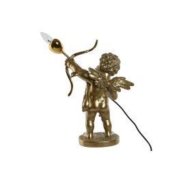 DKD Home Decor Lámpara Sobremesa Moderno Dorado Cupido 22 x 47 x 31.5 cm