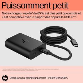 HP Cargador para Portátil 65W USB-C con Nitruro de Galio