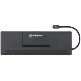 MANHATTAN USB-C 11-in-1-Dockingstation MST für drei Monitore