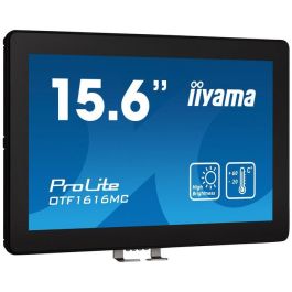 iiyama OTF1616MC-B1 pantalla de señalización Pantalla plana para señalización digital 39,6 cm (15.6") LCD 1100 cd / m² Full HD Negro Pantalla táctil iiyama OTF1616MC-B1 pantalla de señalización Pantalla plana para señalización digital 39,6 cm (15.6") LCD 1100 cd / m² Full HD Negro Pantalla táctil