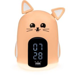 Bigben Kids BIG3499550387827 Despertador Infantil Mia con Luz Nocturna Suave y Diseño de Gato