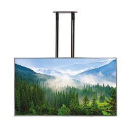 B-Tech BT8448 Soporte Techo Pantallas Grandes 65" - 120", 1.5m, Negro, Hasta 130 kg