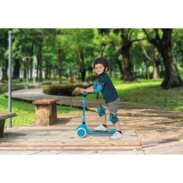 Mondo Scooter On and Go Tripper 3 ruedas invertidas iluminadas, dirección por peso, manillar regulable, hasta 30kg, ABEC-5, azul Mondo Scooter On and Go Tripper 3 ruedas invertidas iluminadas, dirección por peso, manillar regulable, hasta 30kg, ABEC-5, azul