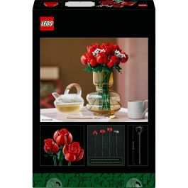 Lego Creator Juego de Construcción Ramo de Rosas | Para Adultos con Edad Recomendada de 18 Años
