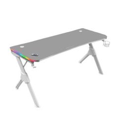 Mars Gaming MGD140RGBW Mesa Gaming 140 cm Blanco con Iluminación 3D ARGB y Superficie de Fibra de Carbono Precio: 261.49999942. SKU: S7809007