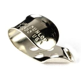 Dunlop Púas Pulgar Zurdos Nickel Silver Mini .025" (0.63 Mm) Caja De 50 Ud.