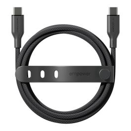 Racing Cable USB-C a USB-C 240W, 2 metros, USB 2.0, color Negro - Compatible con carga rápida y datos