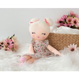 KioKids Muñeca de Trapo Rubia con Vestido de Flores, Suave y Blandita, Edad Recomendada +10 Meses Precio: 11.979. SKU: B12KYV9SCG